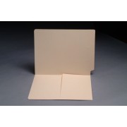 14 pt Manila Folders, Full Cut End Tab, Letter Size, 1/2 Pocket Inside Front (Box of 50)