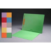 11 pt Color Folders, Full Cut End Tab, Letter Size, Full Back Pocket, Fastener Pos. 1 (Box of 50)
