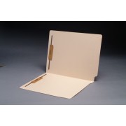 11 pt Manila Folders, Clear Pocket, Letter Size, 2 Fasteners Pos. 1 & 3 (Box of 50)