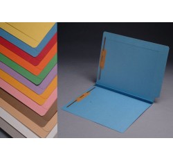 14 pt Color Folders, Full Cut 2-Ply End Tab, Letter Size, Fasteners Pos. 1 & 3, 1-1/2