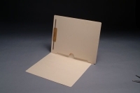 11 pt Manila Folders, Full Cut End Tab, Letter Size, Full Open Bottom Back Pocket, Fastener Pos. 1 (Box of 50)