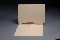 11 pt Manila Folders, Full Cut End Tab, Letter Size, 1/2 Pocket Inside Front, Fastener Pos. 5 (Box of 50)