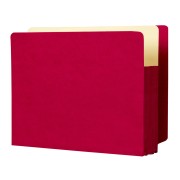 Color End Tab Expanding Files, Rip Proof Paper Gussets, Legal, 1-3/4