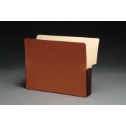Shelf Tab Expanding Files, Tyvek Color Gussets,  Letter, 3-1/2