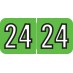 Barkley -         2024 - Green/White 1 1/2" x 3/4", 500/Roll - SHIPS FREE