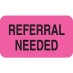 MAP1170 - REFERRAL NEEDED - Fl Pink, 1-1/2" X 7/8" (Roll of 250) - SHIPS FREE