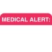 MAP1600 - MEDICAL ALERT - Red/White, 1-1/2" X 7/8" (Roll of 250) - SHIPS FREE