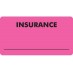 MAP2830 - INSURANCE - Fl Pink, 3-1/4" X 1-3/4" (Roll of 250) - SHIPS FREE