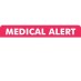 MAP3420 - MEDICAL ALERT - Red/White, 3-1/4" X 1-3/4" (Roll of 250) - SHIPS FREE