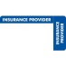 MAP5190 - INSURANCE PROVIDER - Blue, 3-1/4" X 1-3/4" (Roll of 250) - SHIPS FREE