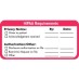 MAP7130 - HIPAA - 4" x 2" - Red/White (Roll of 250) - SHIPS FREE