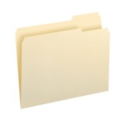SMEAD: 11 pt Manila Folders, 1/3 Cut Top Tab - Right Tab Position Only, Letter (Box of 100)