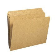 SMEAD: 11 pt Kraft Folders, Straight Cut Top Tab, Letter (Box of 100)