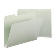 25 Pt. Pressboard Folders, 1/3 Cut Assorted Top Tab,   Letter, 2