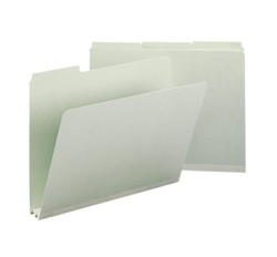 25 Pt. Pressboard Folders, 1/3 Cut Assorted Top Tab,   Letter, 2