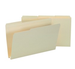 SMEAD: 14 pt Expansion Manila Folders, 1/3 Cut Top Tab - Assorted Tab Positions, Legal (Box of 50)