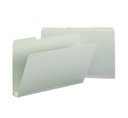 25 Pt. Pressboard Folders, 1/3 Cut Assorted Top Tab,  Legal, 2