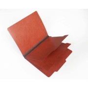 15 Pt. Terracotta Classification Folders, 2/5 Cut Top Tab, Letter, 2 Dividers (Box of 15)