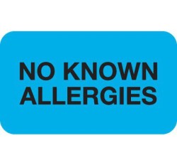 MAP1510 - NO KNOWN ALLERGIES - Lt Blue, 1-1/2