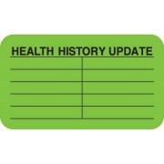 MAP3570 - HEALTH HISTORY UPDATE - Green, 1-1/2