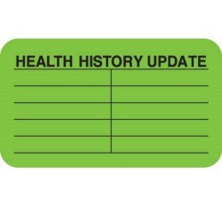 MAP3570 - HEALTH HISTORY UPDATE - Green, 1-1/2