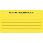 MAP3600 - HEALTH HISTORY UPDATE - Yellow, 1-1/2