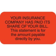 MAP3690 - INSURANCE PAID - Fl Red, 1-1/2