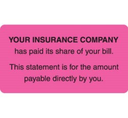 MAP4200 - YOUR INSURANCE COMPANY  - Fl Pink, 3-1/4