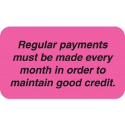 MAP4260 - Regular Payments - Fl Pink, 1-1/2