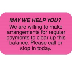 MAP4290 - May I Help You - Fl Pink, 1-1/2