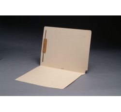 11 pt Manila Folders, Full Cut 2-Ply End Tab, Letter Size, Fastener Pos. 1 (Box of 50)