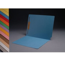 11 pt  Color Folders, Full Cut 2-Ply End Tab,  Letter Size, Fastener Pos. 1 (Box of 50)