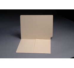 11 pt Manila Folders, Full Cut End Tab, Letter Size, 1/2 Pocket Inside Front (Box of 50)
