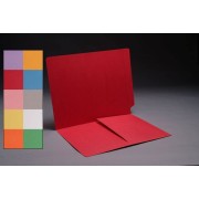 11 pt Color Folders, Full Cut End Tab, Letter Size, 1/2 Pocket Inside Front (Box of 50)