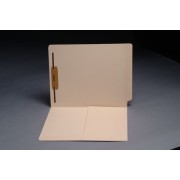 14 pt Manila Folders, Full Cut End Tab, Letter Size, 1/2 Pocket Inside Front, Fastener Pos. 1 (Box of 50)