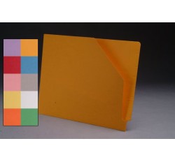 11 Pt. Color Pocket, Full Cut End Tab, Letter Size, Slant Cut Front (Box of 100)