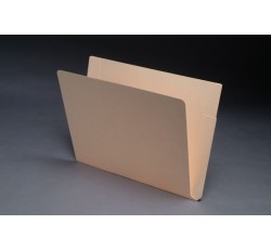 11 pt Manila Folders, Full Cut End Tab, Letter Size, Double Pockets Outside Back (Box of 50)