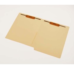 11 pt Manila Folders, Full Cut End Tab, Letter Size, 1/2 Pocket Inside Front, Fasteners Pos....