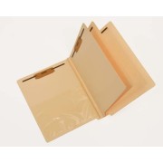 14 Pt. Manila Classification Folders, 2 Dividers, Poly Pocket, Fasteners Pos. 1 & 3 (15/Bx)
