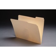 11 pt Manila Folders, 1/3 Cut Top Tab - Assorted, Letter Size (Box of 50)