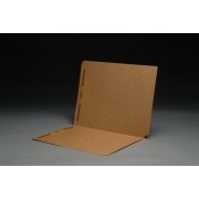 17 pt Kraft Folders, Drop Front, Letter Size, Fasteners Pos. 1 & 3 (Box of 50)