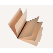 15 Pt.     Manila Classification Folders, 2/5 Cut Top Tab, Letter, 3 Dividers (Box of 15)
