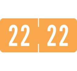 Tab -        2022 - Fl. Orange/White 1 1/8