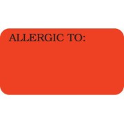 UL180 - ALLERGIC TO: - Fl Red, 1-5/8