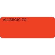 UL808 - ALLERGIC TO: - Fl Red, 2-1/4
