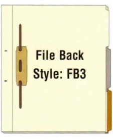 FileBack Side Tabs, Holes on Side FileBack Side Tabs, Holes on Side